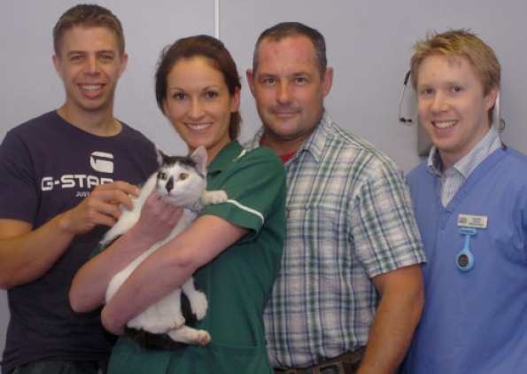 One Lucky Lost Cat!