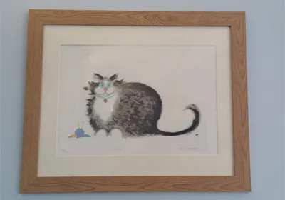 A fantastic new picture for our cat waiting area